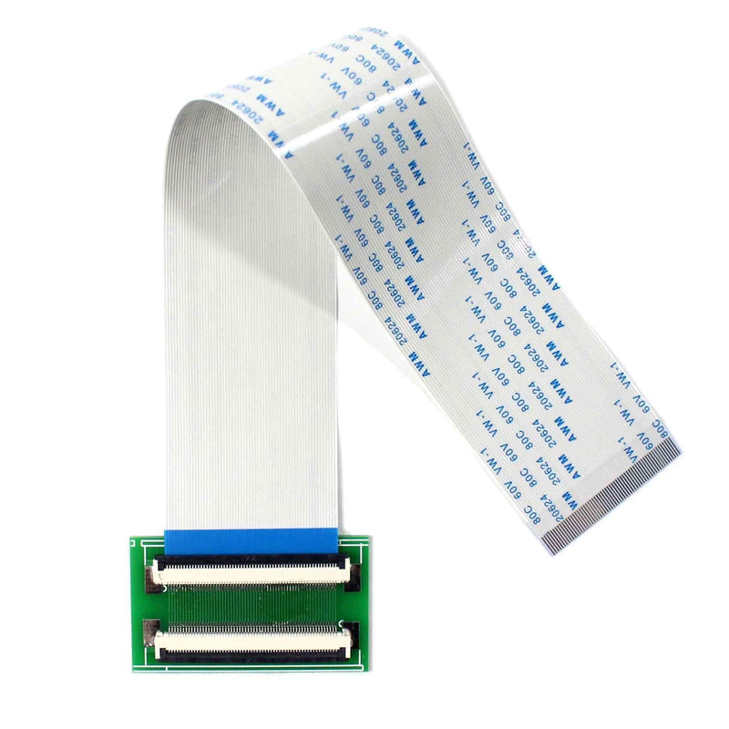 VSDISPLAY 60Pin to 60Pin ZIF 0.5mm Pitch Connector Adapter with Extension Flat Cable FFC Extend(200mm)