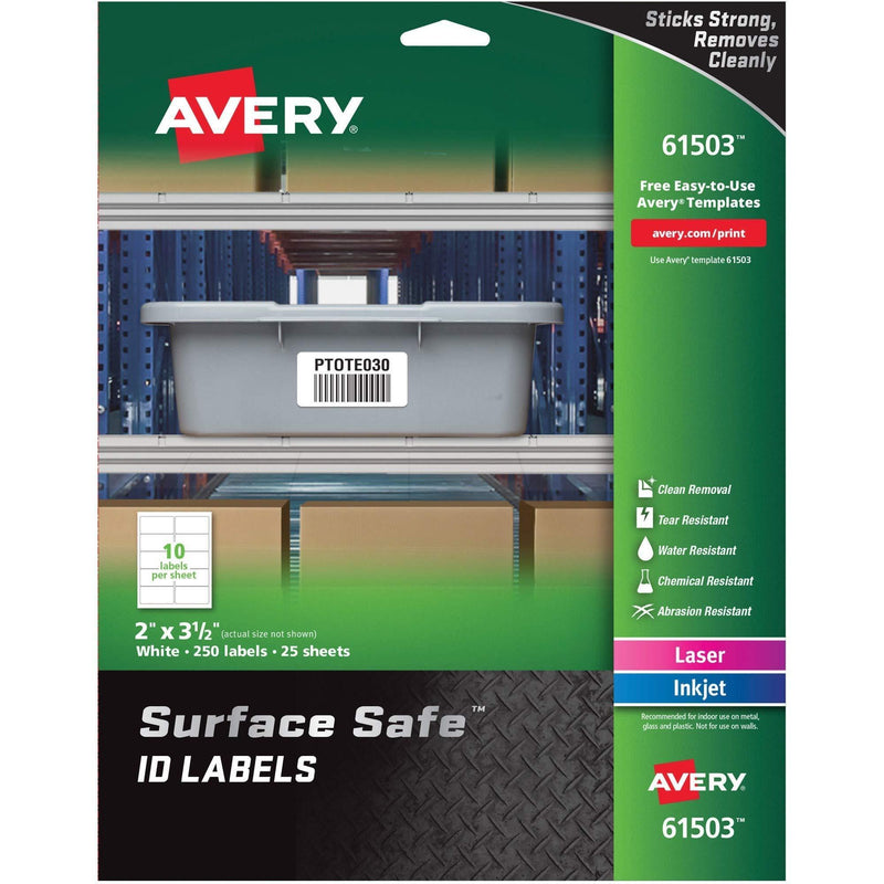 AVE61503 - Averyreg; Surface Safe ID Label