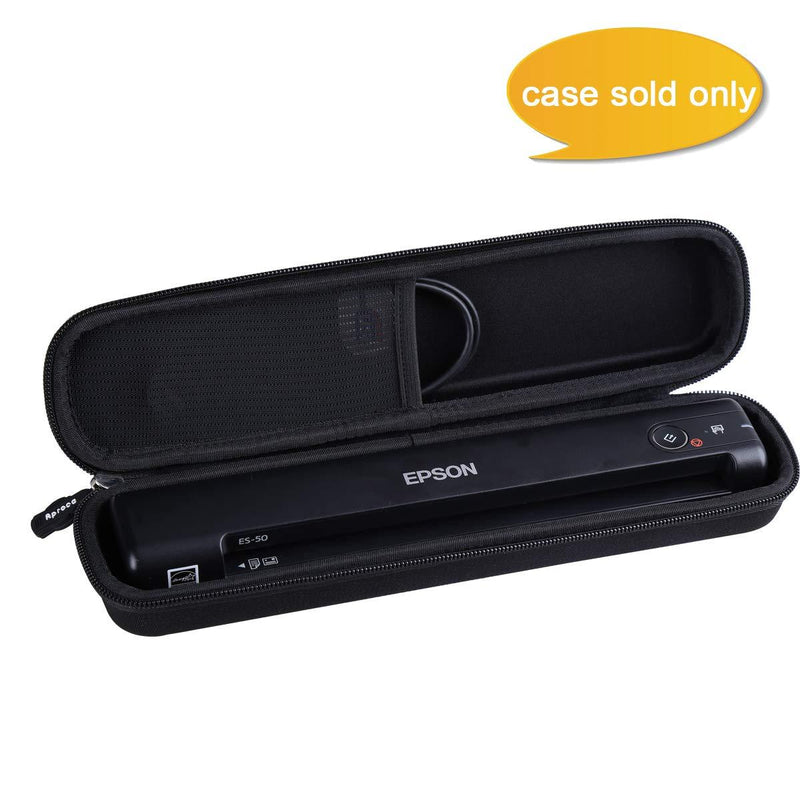 Aproca Hard Carry Travel Case Fit Epson Workforce ES-50 / ES-55R / ES-60W / ES-65WR / DS-30 / DS-70 / DS-80W Document Scanner