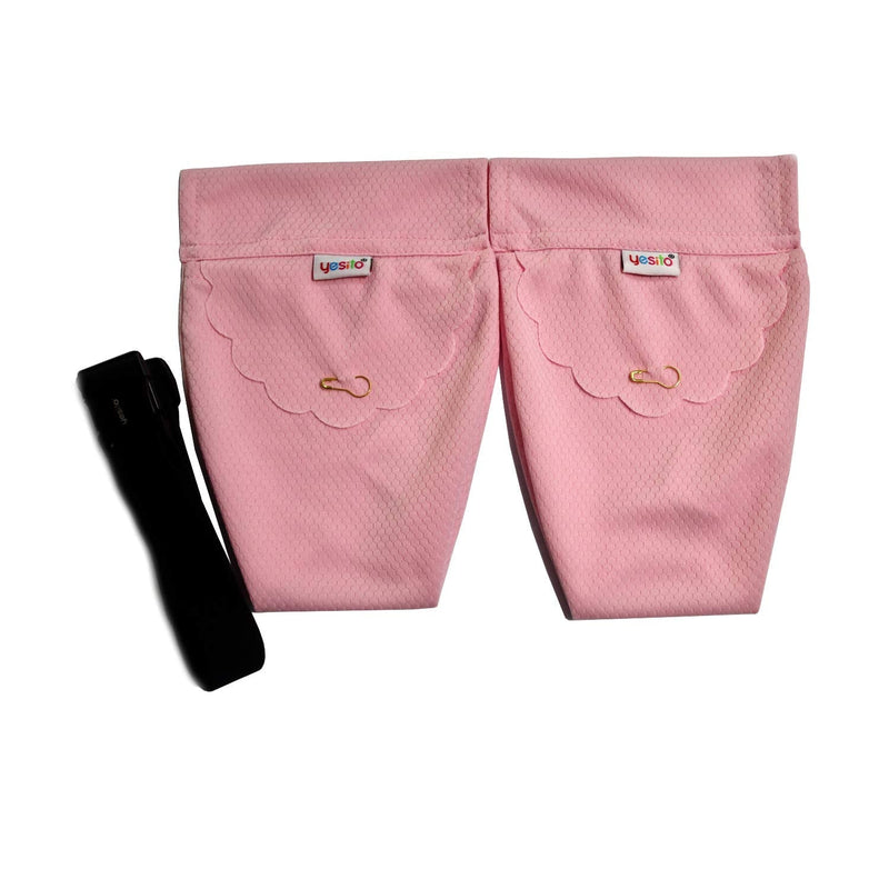 Yesito mastectomy drainage pouch and Shower pouch for Post Mastectomy Support (Light pink)