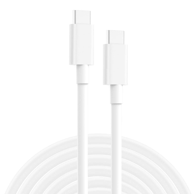 USB C to USB C Charging Cable, Cord Compatible with MacBook Pro, MacBook 12 inch, New MacBook Air, Compatible with 2021/2020/2018 iPad Pro 12.9/11, Pixel 2/3/4 XL, All PD USB C Charger, 6.6ft 1