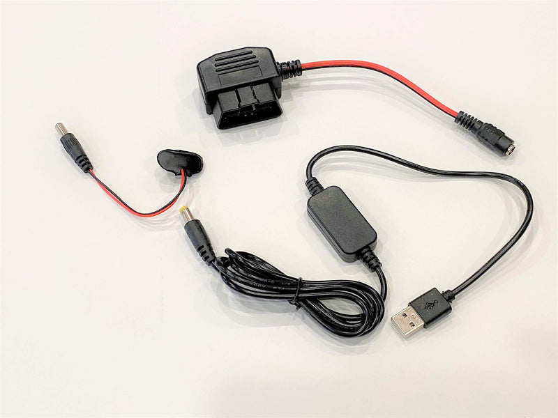 USB/9V Powered OBD Connector Memory Saver for Vehicle Battery Replacement/Disconnect Short/Long Term Memory Storage