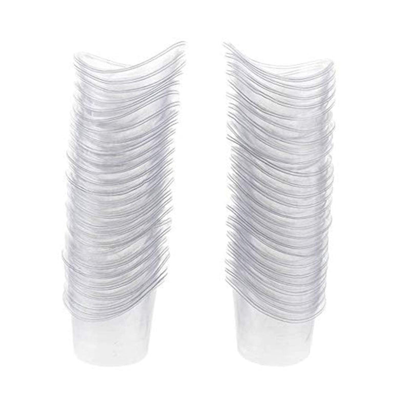 YouU Non Sterile Eye Wash Cups Portable Disposable Measuring Cup 5ml/8ml Eye Flush Cleaning Cups Vials for Storage or First Aid Kit Use (50 pcs/Plastic) 50 pcs/Plastic
