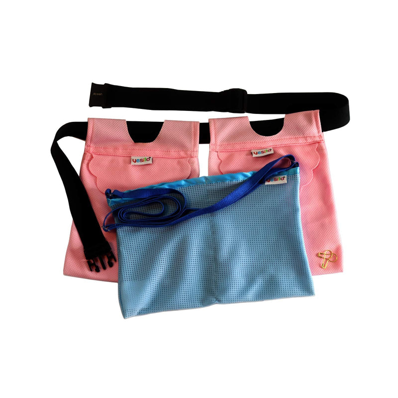 Yesito mastectomy drainage pouch and Shower for Support Adjustable Comfort (Pink) (Pink1-1)