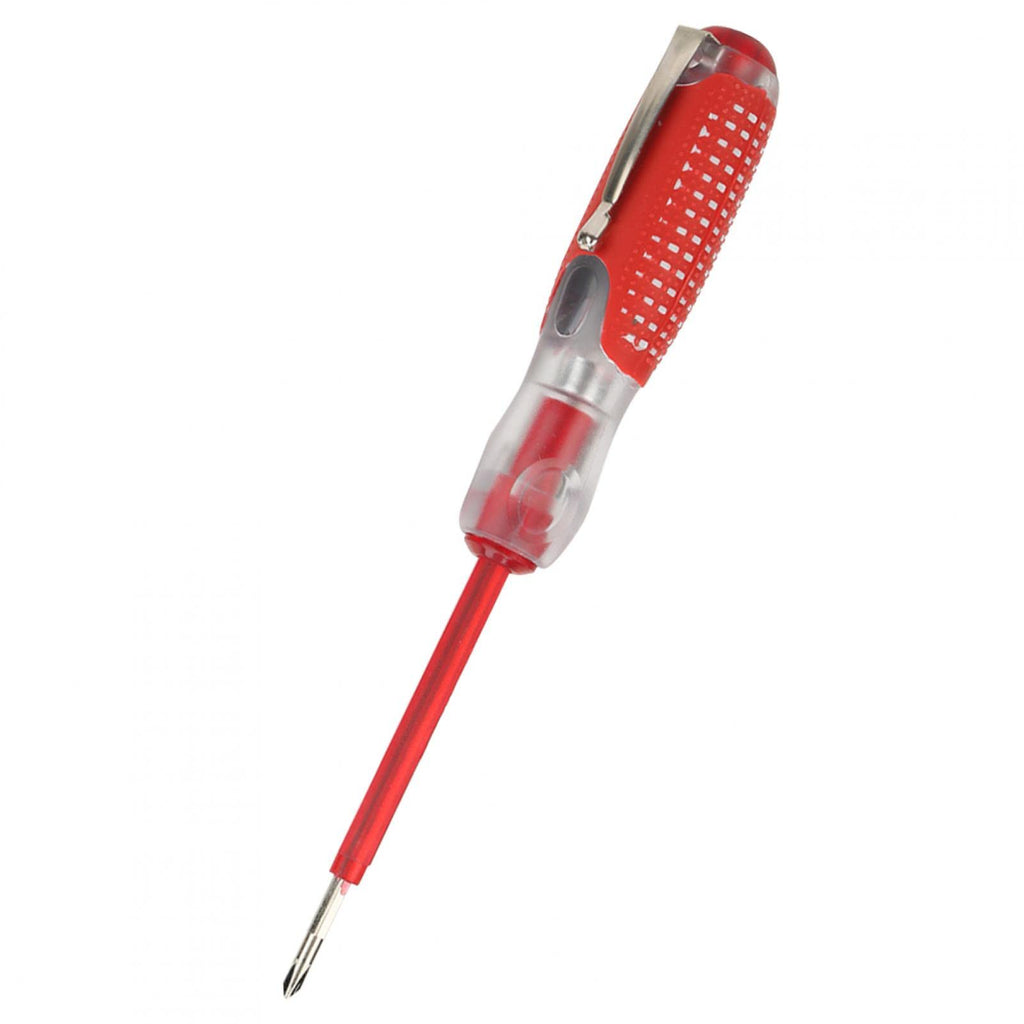 Test Pen Screwdriver Electronic Pencil Electricity Wires Electrical Sensor Rod Safety Plastic Measuring Current Passes Durable Safe Anti Skid Shaft Security Protect Diode Digital Tools