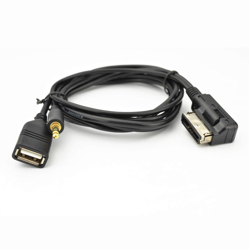 AMI MMI MDI to 3.5mm Jack Music Interface Aux Cable Compatible with A3 A4 A6 Q5 Q7 V.W