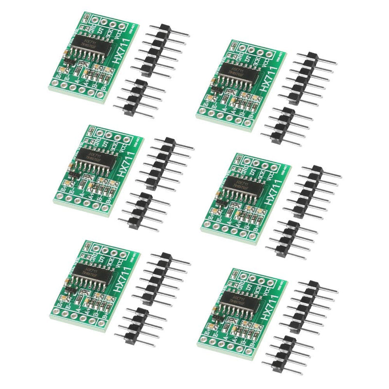 AiTrip 6pcs Hx711 Weight Weighing Load Cell Conversion Module Sensors Ad Module for Arduino Microcontroller