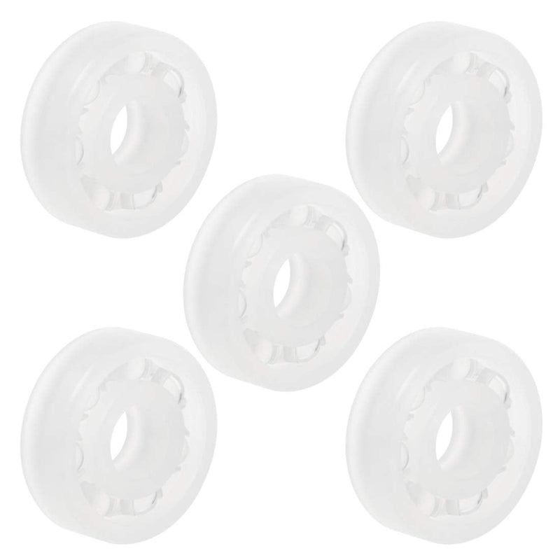 uxcell 608 PP Plastic Bearings 8x22x7mm Glass Ball Nylon Cage Pack of 5