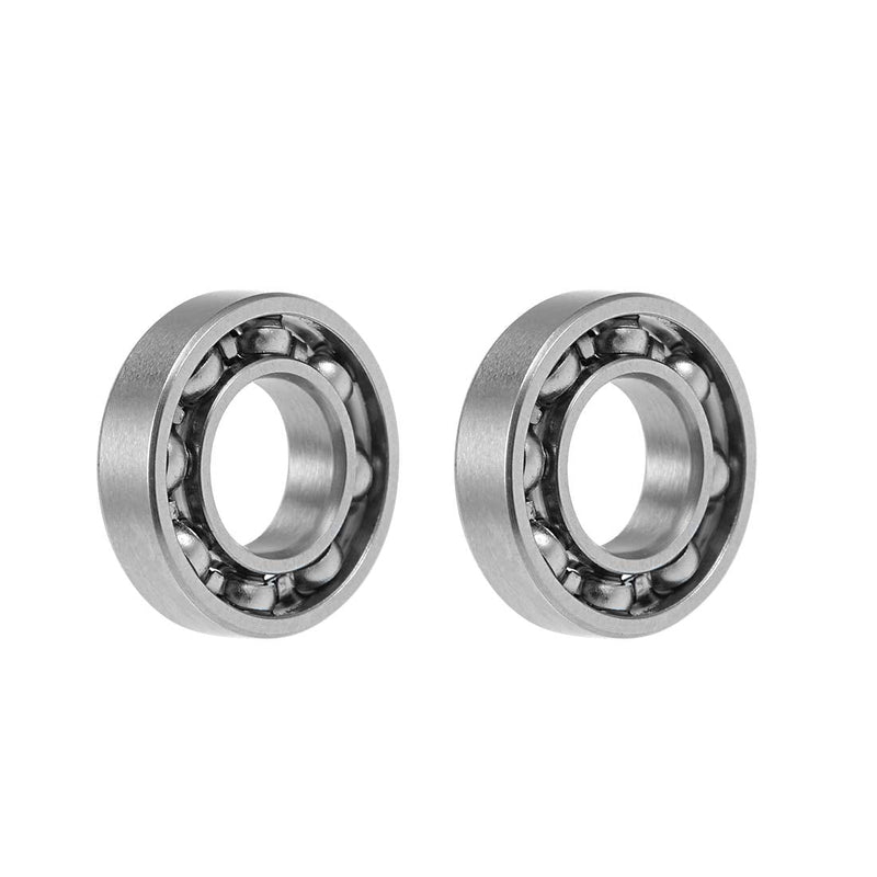 uxcell R188 Deep Groove Ball Bearing 1/4"x1/2"x1/8" Open Type Z2 Lever Bearings 2pcs