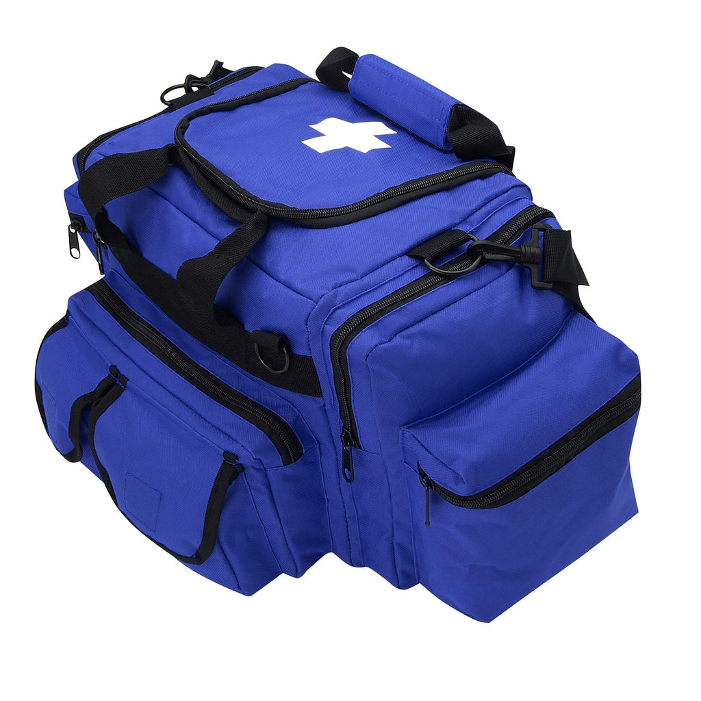 ASA Techmed First Aid Responder EMS Emergency Medical Trauma Bag Deluxe (Blue) Blue