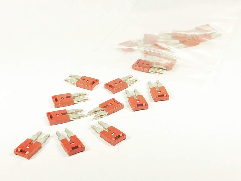 Dinkle DSS2.5N-02P DIN Rail Terminal Block Press-Fit Jumper DK2.5N Two Pole, Pack of 20