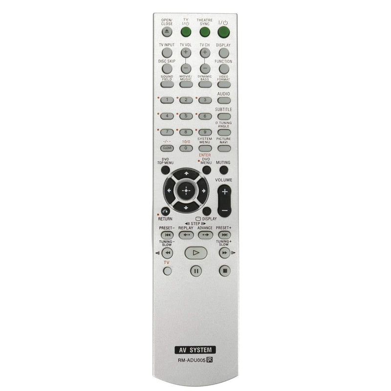 RM-ADU005 RMADU005 Remote Control fit for Sony DVD Home Theatre System & DVD Receiver DAV-HDZ235 HCD-HDX265 HCD-HDX266 HCD-HDX465 HCD-HDX466 HCD-HDX665 HCD-HDZ235 DAV-HDX267W HCD-HDX267W DAV-HDX665