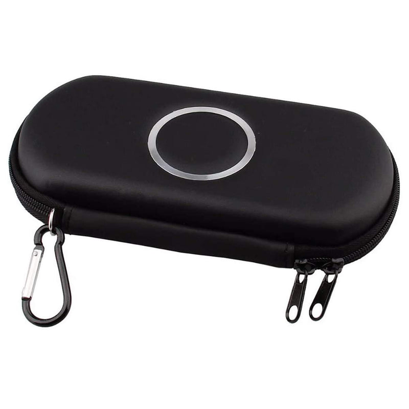 ELIATER PSP Carring Case Portable Travel Pouch Cover Zipper Bag Compatible for Sony PSP 1000 2000 3000 Game Console Black
