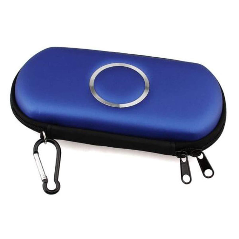 ELIATER PSP Carring Case Portable Travel Pouch Cover Zipper Bag Compatible for Sony PSP 1000 2000 3000 Game Console Blue