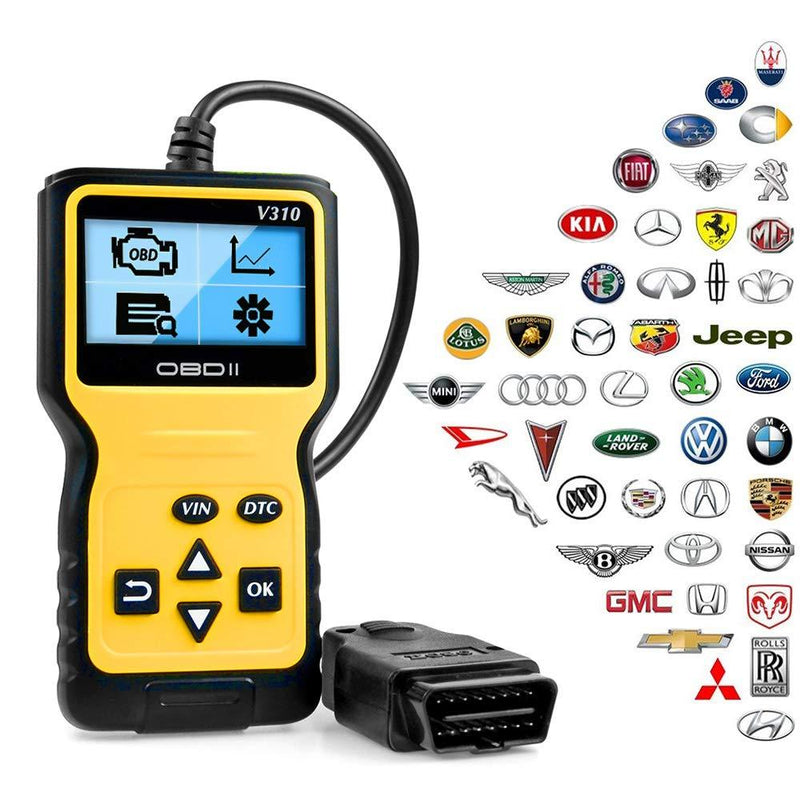 ATDIAG OBD2 Scanner, Car Code Reader Enhanced Universal Car Engine Fault Code Reader, OBD Scanner CAN Automotive Diagnostic Scan Tool for All OBD II Protocol Cars Trucks Since 1996