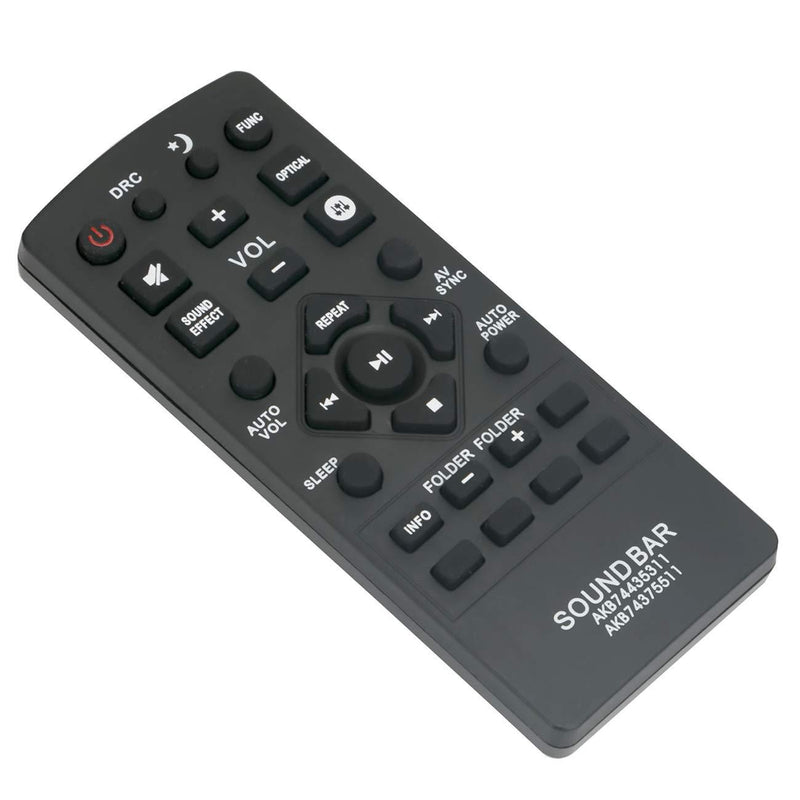 New AKB74435311 AKB74375511 Replace Remote Control fit for LG Soundbar Sound Bar Home Theater Speaker System MusicFlow HS7 HS8 LAS855M HS9 LAC955M LAC555H LAC850M LAC850MHS7 LAD350H LAP250H LAS450H