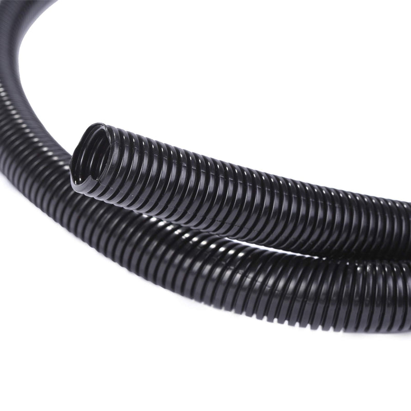 Alex Tech 25ft â€“ 1/4 inch Split Wire Loom Tubing Wire Conduit â€“ Black 1/4"-25ft