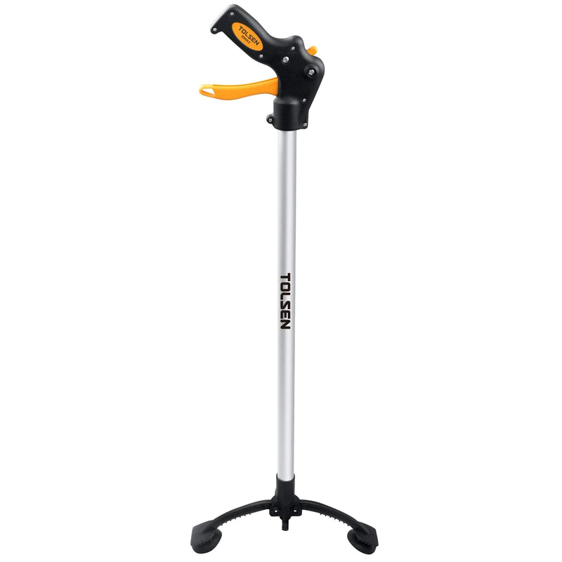 TOLSEN 35" Heavy Duty Grabber, 10'' Wide jaw, Reaching Grabber Tool, Standard Equipment for Sanitation Workers, Homeowners, Cleanup Team, Gardener, Livestock Handlers (1) 1