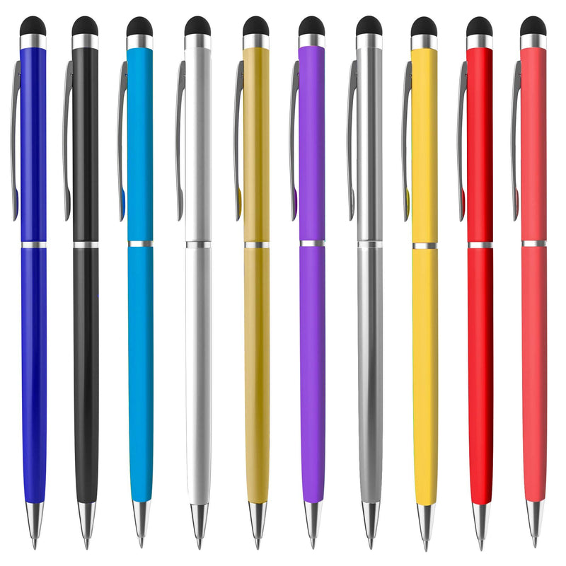 Bulk Universal Touch Screen Capacitive Stylus Pens for Touch Screens, Maeline (Stylus with Ink, 10 Pack) Stylus with Ink