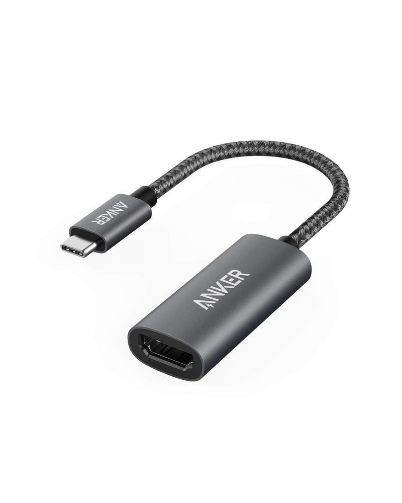 Anker USB C to HDMI Adapter (4K@60Hz), PowerExpand+ Aluminum Portable USB C Adapter, for MacBook Pro, MacBook Air, iPad Pro, Pixelbook, XPS, Galaxy, and More (Compatible with Thunderbolt 3 ports)