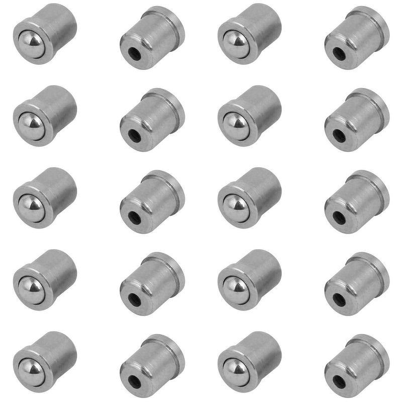 20Pcs Ball Plunger, Ball Catch Latch Catcher, Ball Point Spring Plunger (φ 4x5)