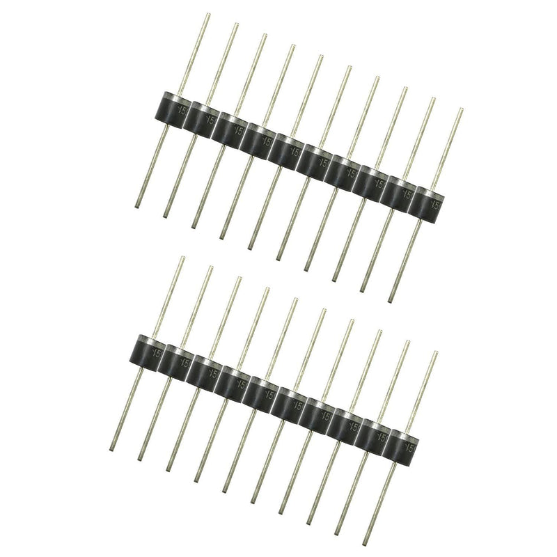 RuiLing 20pcs 15SQ045 Schottky Barrier Diodes Rectifier for DIY Solar Cells Panel Junction Box 15A 45V