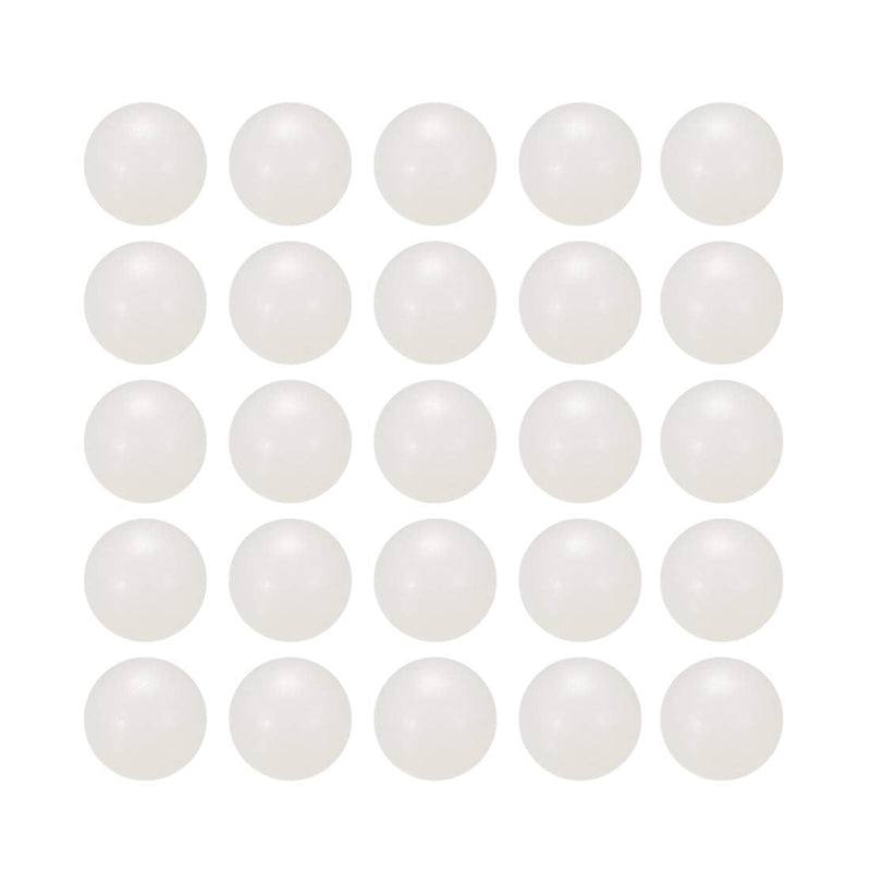 uxcell 7/16-inch PA Nylon Solid Plastic Balls, Precision Bearing Ball 25pcs