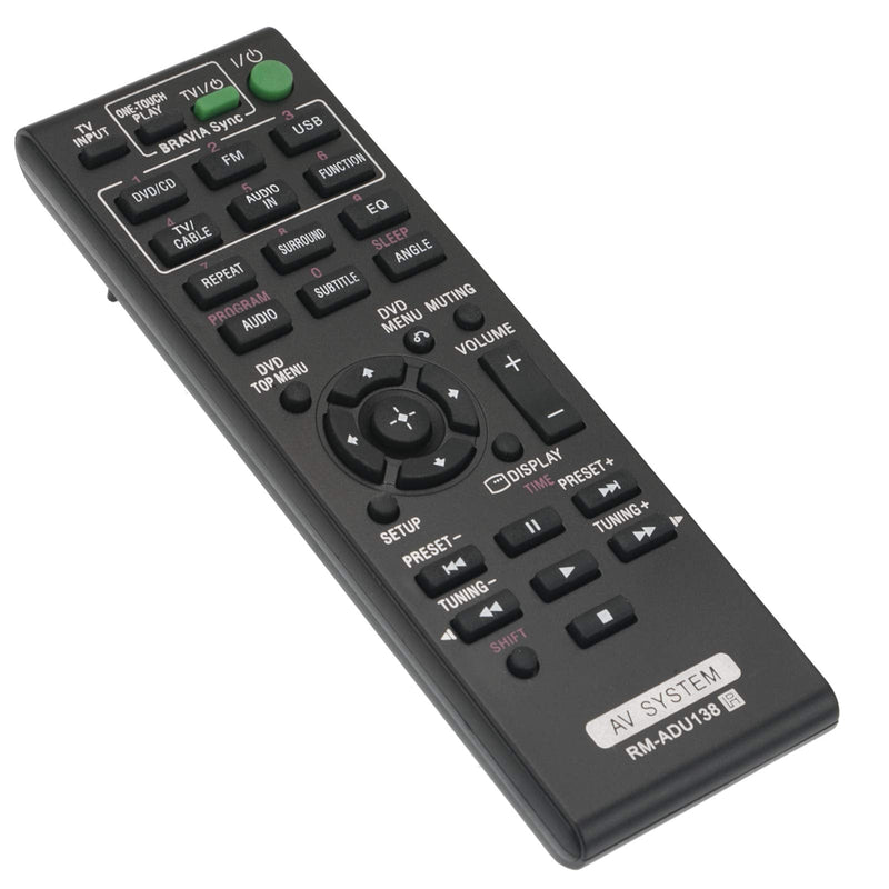 New RM-ADU138 Replace Remote Control RMADU138 fit for Sony Audio Video AV System Home Theater DAV-TZ140 DAV-TZ145 DAV-TZ150 HBD-TZ130 HBD-TZ140 HBD-TZ145 AV-RZ130 RM-ADU101 RMADU101