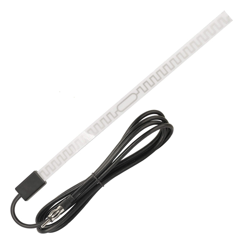 Bingfu Car Hidden Antenna Car Stereo AM FM Radio Antenna Car Windshield Window Glass Hidden Adhesive Mount Antenna Aerial for Vehicle Truck SUV Car Stereo Audio Radio Head Unit CD Media Receiver Glass Mount Hidden Antenna