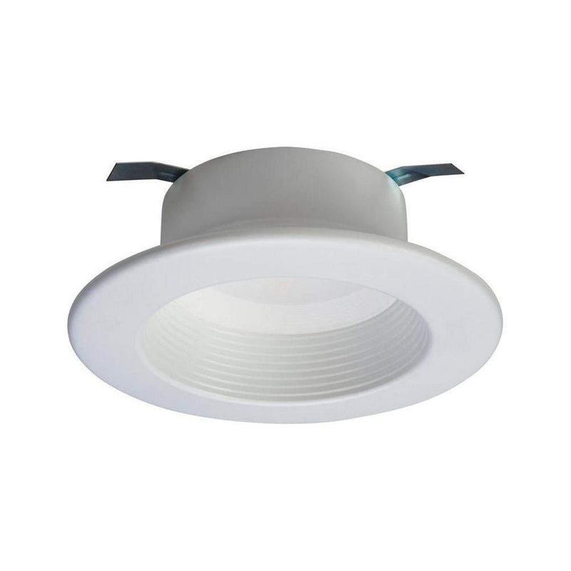 RL 4 in. White Integrated LED Recessed Ceiling Light Trim at Selectable CCT (2700K-5000K), Extra Brightness (915 Lumens) 4 inch High Lumen