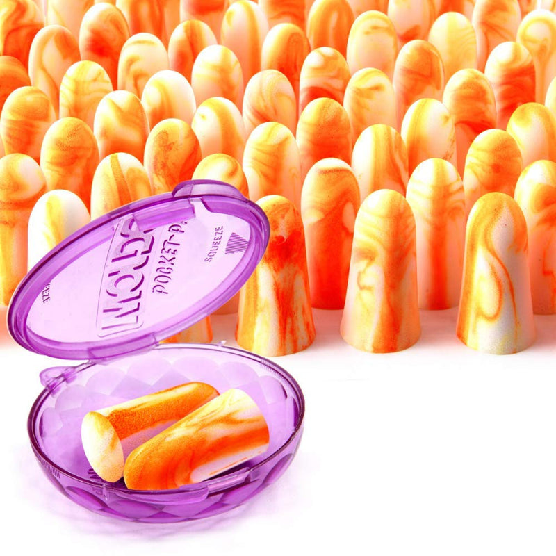 MOLDEX Soft Foam Earplugs 100 Pairs Softies® Ear Plugs for Sleeping, Snoring, Work, Travel, Shooting -33dB Highest NRR Made in USA 100 Pair (Pack of 1)