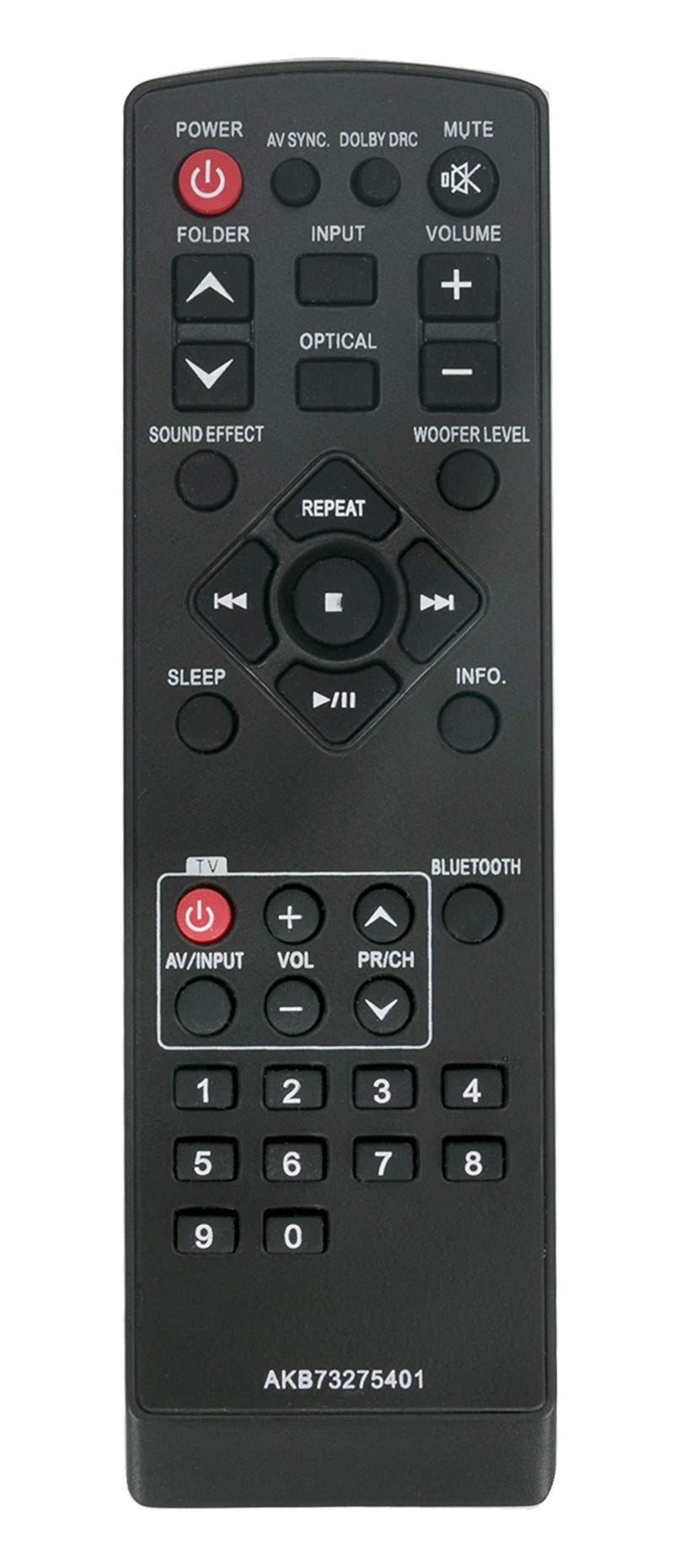 New AKB73275401 Replaced Remote fit for LG Speaker Sound Bar HLS36W-NB LSB316 NB3510A SHS36-D HLS36W SHS36-D NB3510A