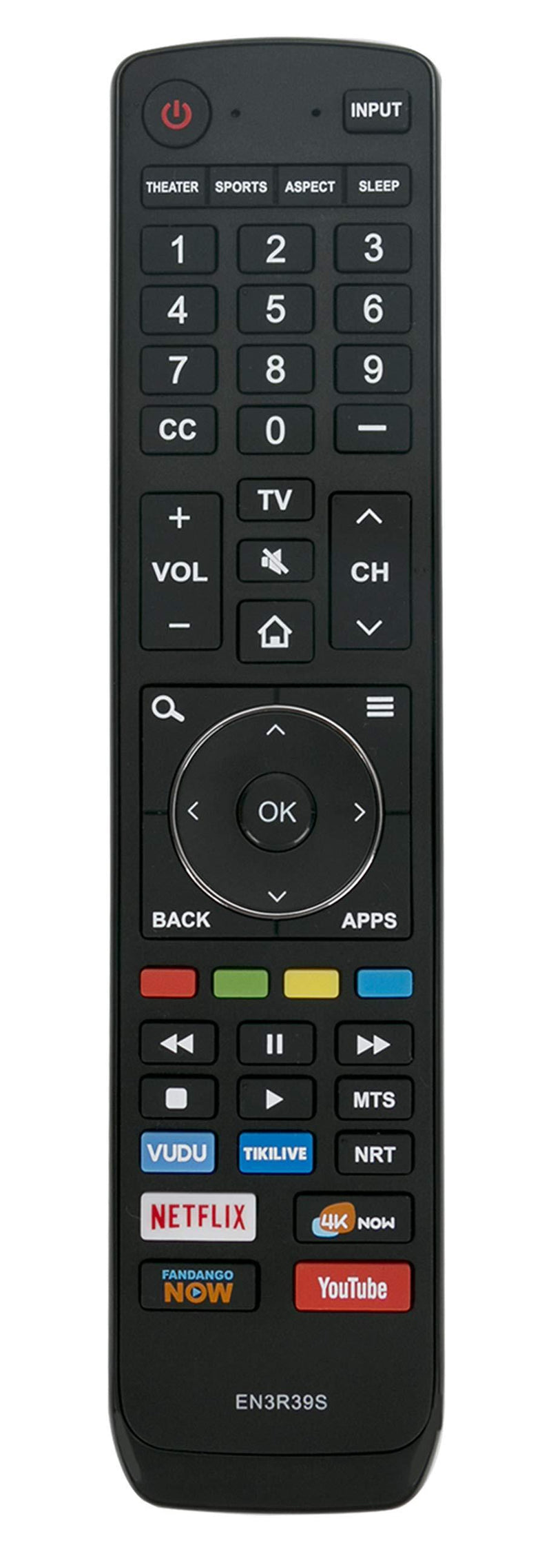 EN3R39S Replaced Remote fit for Sharp 4K Smart TV LC-50Q7030U LC-55Q7030U LC-43Q7000U LC-43Q7020U LC-43Q7050U LC-43Q7060U LC-43Q7070U LC-43Q7000U LC-43Q7080U LC-43Q7003U LC-50Q7000U LC-50Q7020U