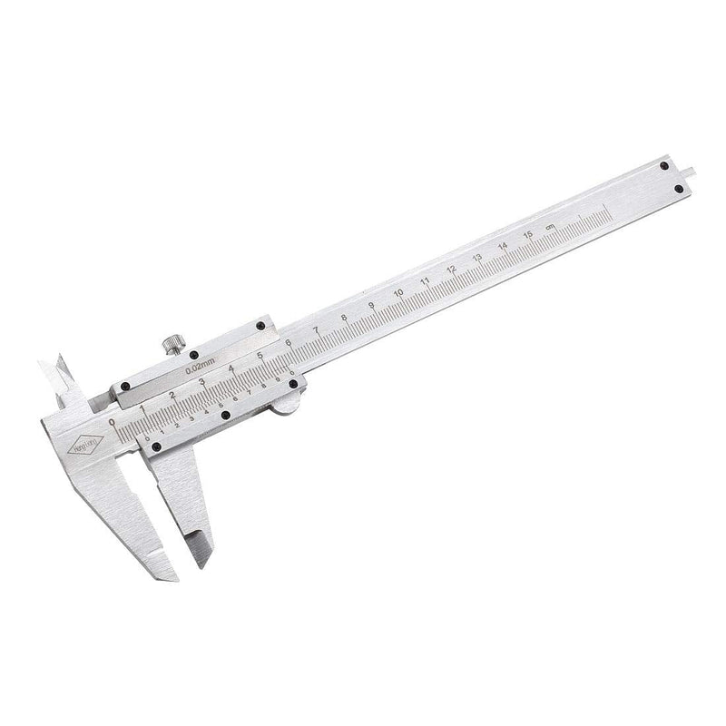 uxcell Vernier Caliper 0-150mm Range Stainless Steel Measuring Tool for Precision Measurements Outside Inside Depth