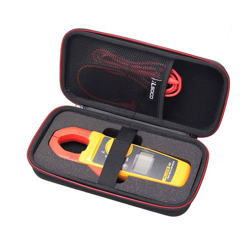 RLSOCO Hard Case for Fluke 323/324/325 Clamp Multimeter AC-DC TRMS with Protective Foam & KAIWEETS Digital Clamp Meter HT206B/ HT206D