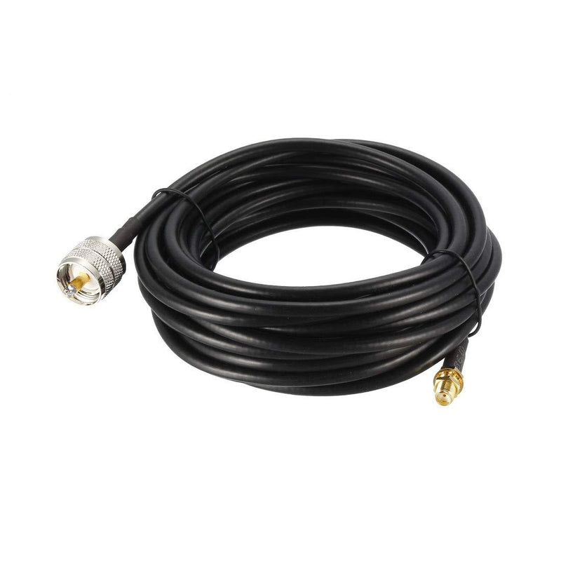 uxcell SMA Female to UHF PL-259 Male RG58 RF Coaxial Coax Cable 20 ft
