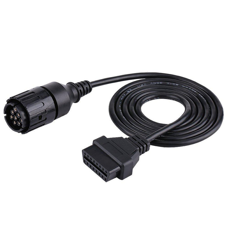 10 Pin to 16 Pin OBD2 Diagnostic Cable Connector OBD2 Extension Adapter Cable for ICOM-D Motorcycle Motorbike