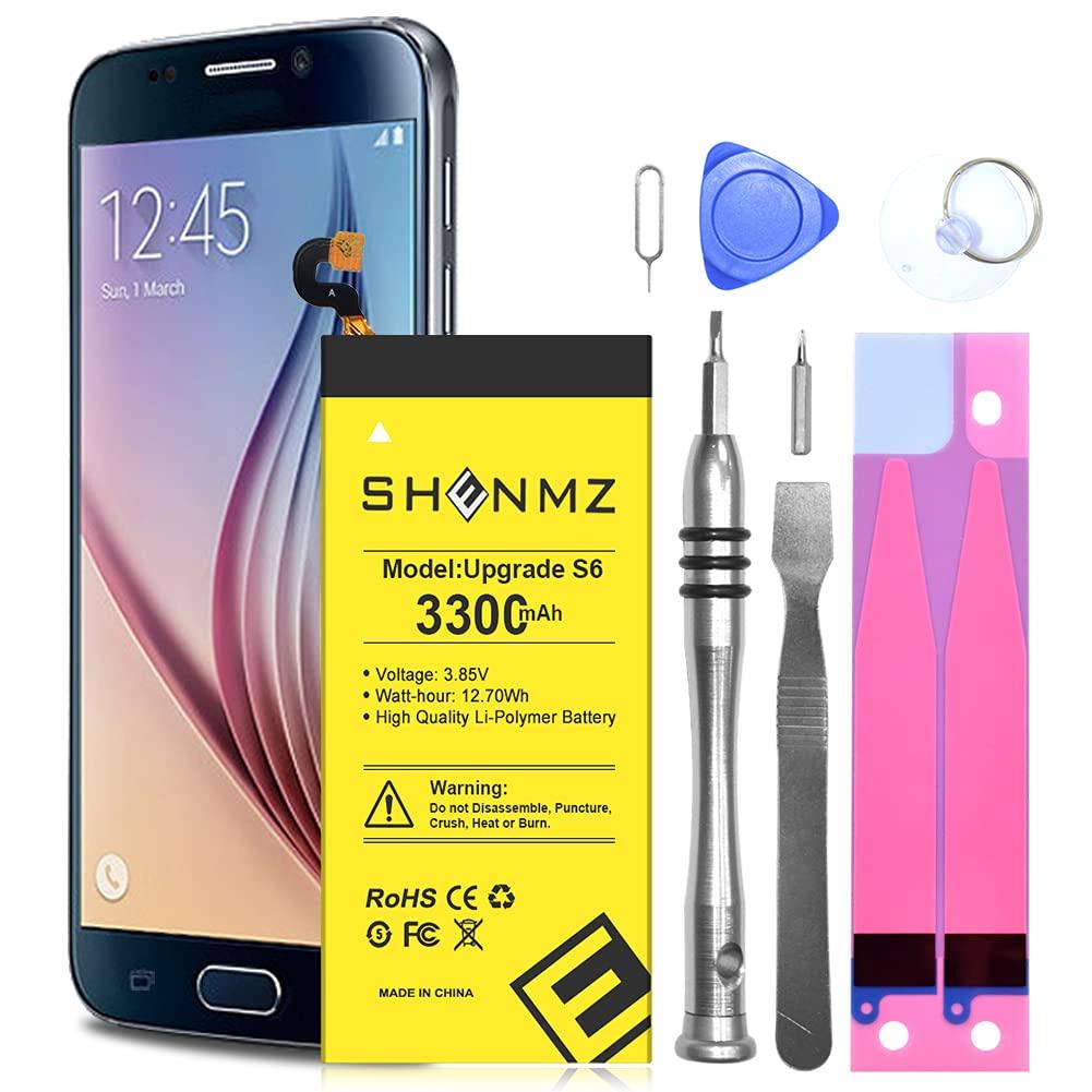 Galaxy S6 Battery Replacement Kit, SHENMZ Internal Li-Polymer Replacement EB-BG920ABE Battery for Samsung Galaxy S6 G920V G920A G920T G920P