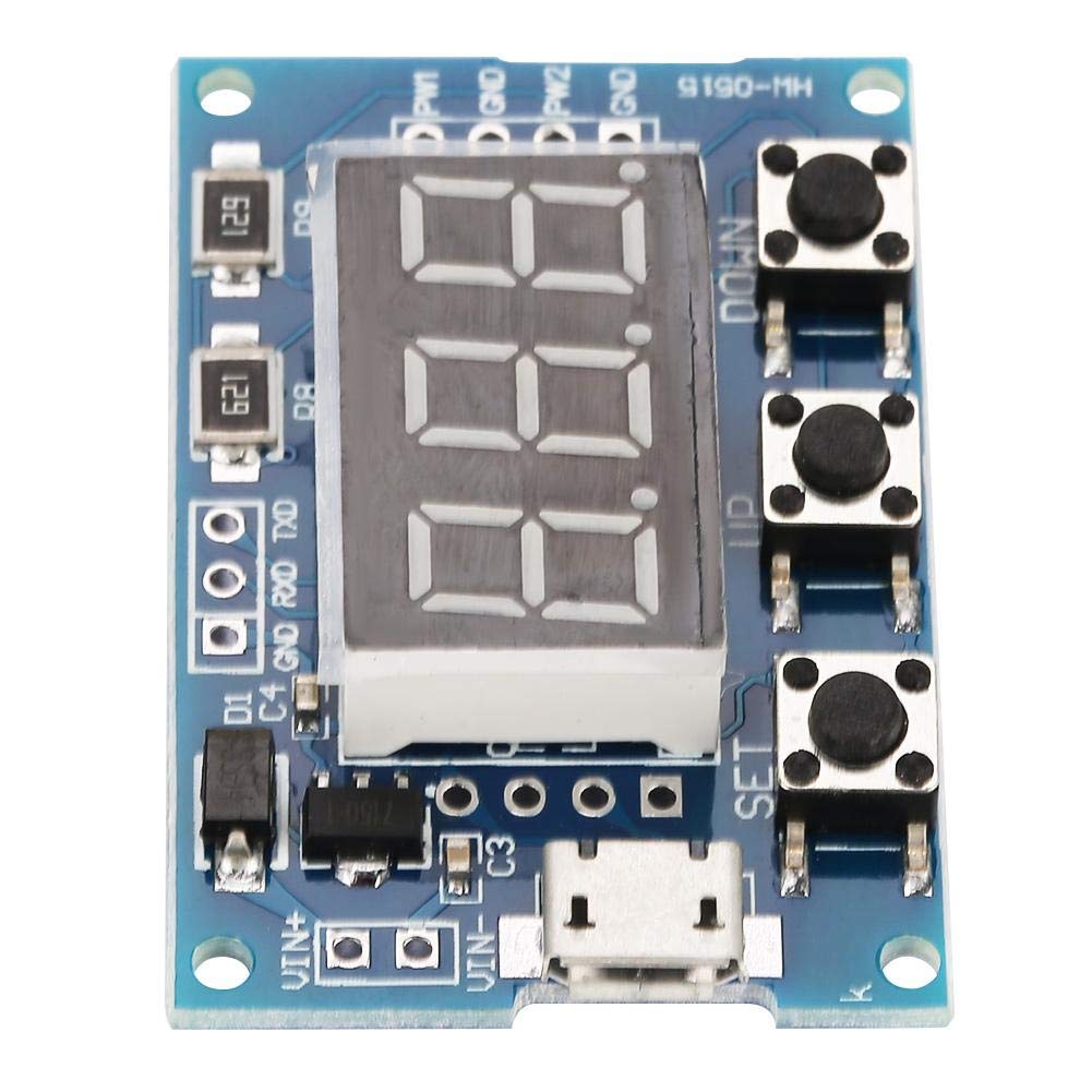 Adjustable Wave Rectangle Signal Generator 2 Channel PWM Frequency Duty Cycle Control Relative Circuit