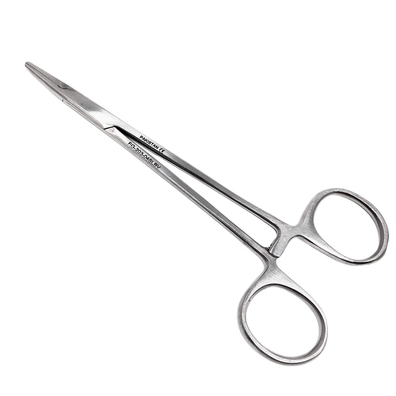 Cynamed Webster Needle/Suture Holder Driver with Ultra Smooth Jaws - Ratcheted/Locking Mechanism Forceps - Premium Stainless Steel (5 in.) 5 in.