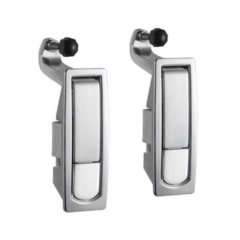 2PCS Compression Latch Lock Trigger Latch Lock Zinc Alloy Adjustable Lever Hand Operated Compression Latch Flush Silvers Silver
