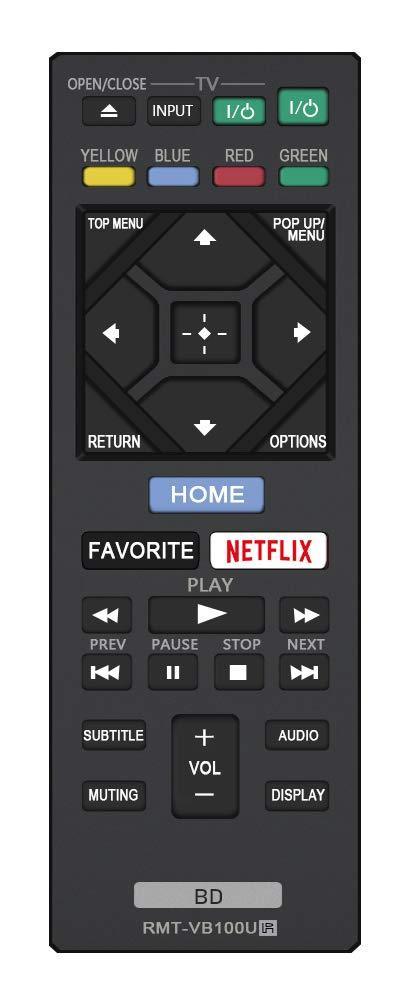 New RMT-VB100U RMT-VB201U Blu-Ray Player Remote Compatible with Sony Player BDP-BX150 BDP-BX350 BDP-BX550 BDP-BX650 BDP-S1500 BDP-S2500 BDP-S2900 BDP-S3500 BDP-S4500 BDP-S5500 BDP-S6500 BDP-S3700