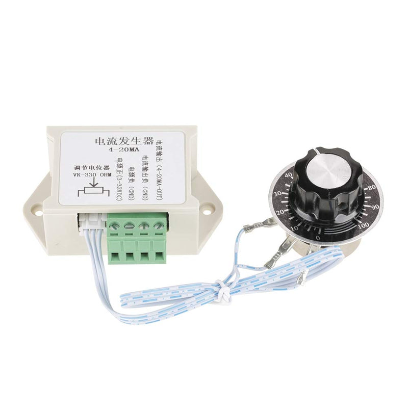 4-20mA Signal Generator, 4-20mA Current Generator Adjustable Analog Quantity Current Signal Generator Module for PLC, Frequency Converter, Servo