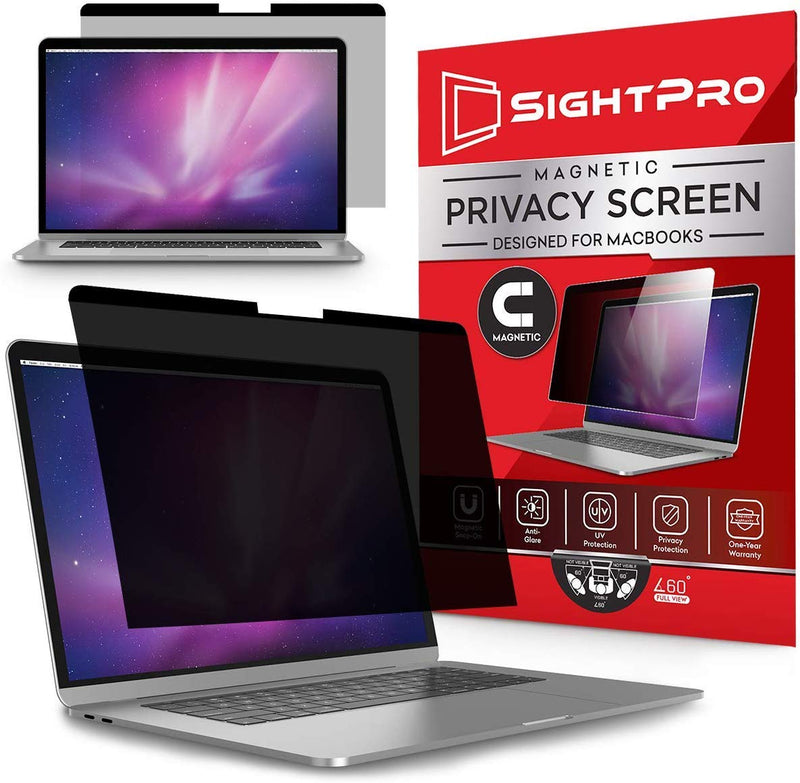 SightPro Magnetic Privacy Screen for MacBook Air 13 Inch (2018, 2019, 2020, M1) | Laptop Privacy Filter and Anti-Glare Protector MacBook Air 13 Inch (2018-2020,M1)