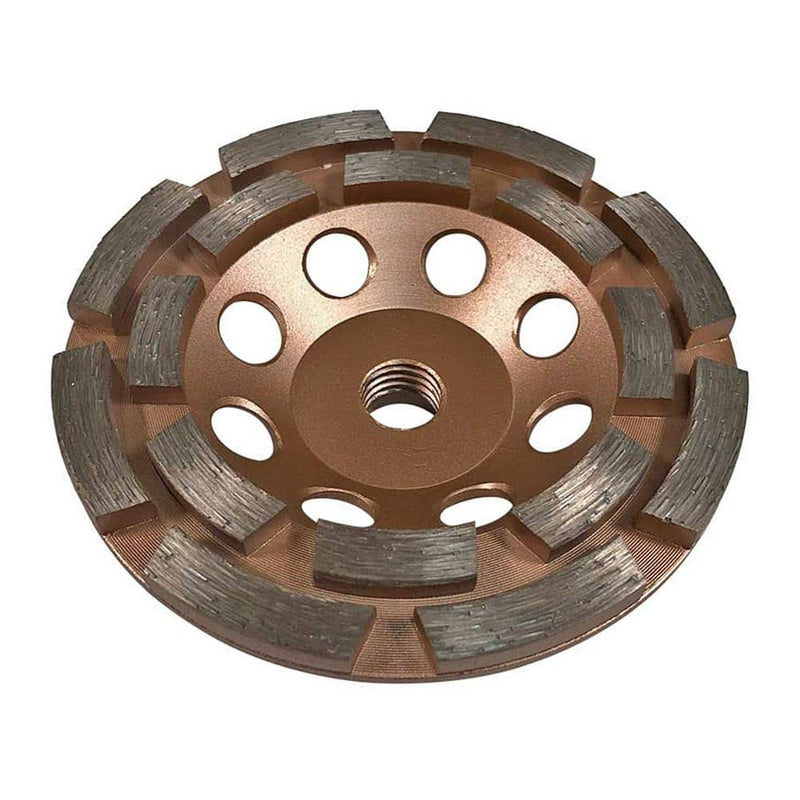 4.5" Diamond Cup Grinding Wheels for Concrete 16 Double Row Segments 5/8"-11 Arbor 4.5 inch 16 segments