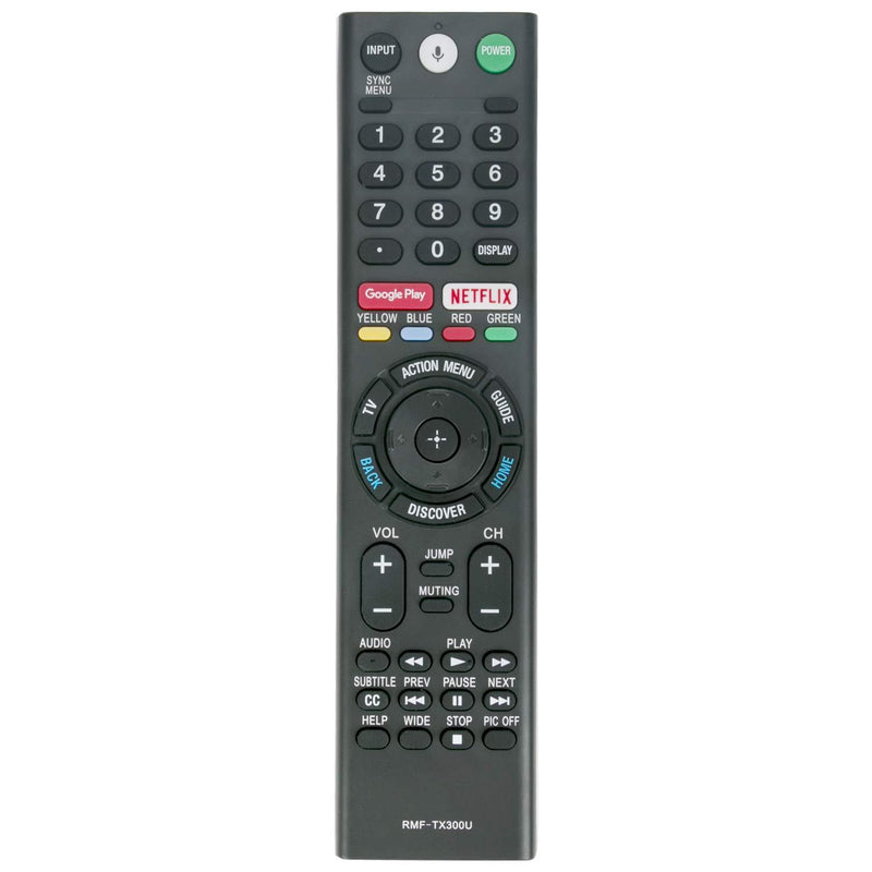 New RMF-TX300U Replacement Remote Control Compatible with Sony Smart TV XBR-43X800E XBR-49X800E XBR-55X800E XBR-65X850E XBR-75X850E XBR-43X800D XBR-65X930D XBR-65X930EXBR-75X850D XBR-75X900E