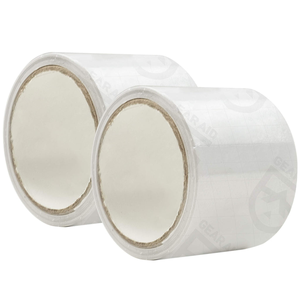 GEAR AID Tenacious Tape Repair and Seam Tape for Tents and Vinyl Clear Roll 1.5"x 60" 2 Pack