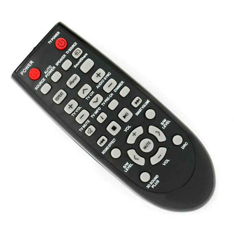 Replaced Remote Control Compatible for Samsung HW-D350/EN HW-D450/EN HW-D450/ZK HW-D551/ZA HW-E550 HW-F350 HW-F550/ZAZZ01 HW-FM45 HW-H551/ZA Home Theater Sound Bar System