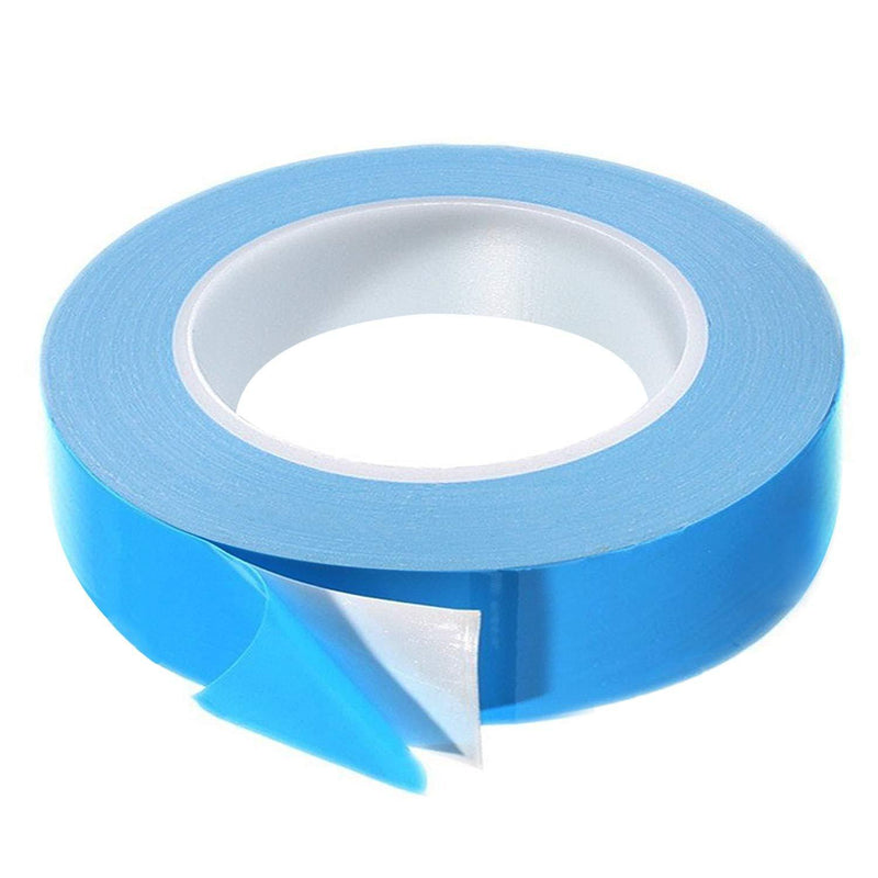 Thermal Tape, 25m x 20mm x 0.2mm Double Side Thermal Adhesive Tapes Cooling Pad Apply to Heatsink, LED, IGBT, IC Chip, Computer CPU,GPU, Modules, MOS Tube, SSD Drives 25m x 20mm x 0.20mm