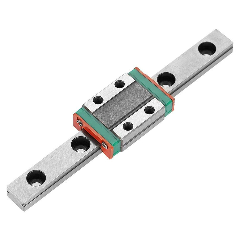 Linear Guide Rail, 9mm LML9B Miniature Linear Rail Guide with Bearing Steel Rail Block for Mini Rail Block Precision Measurement Set (100mm) 100mm